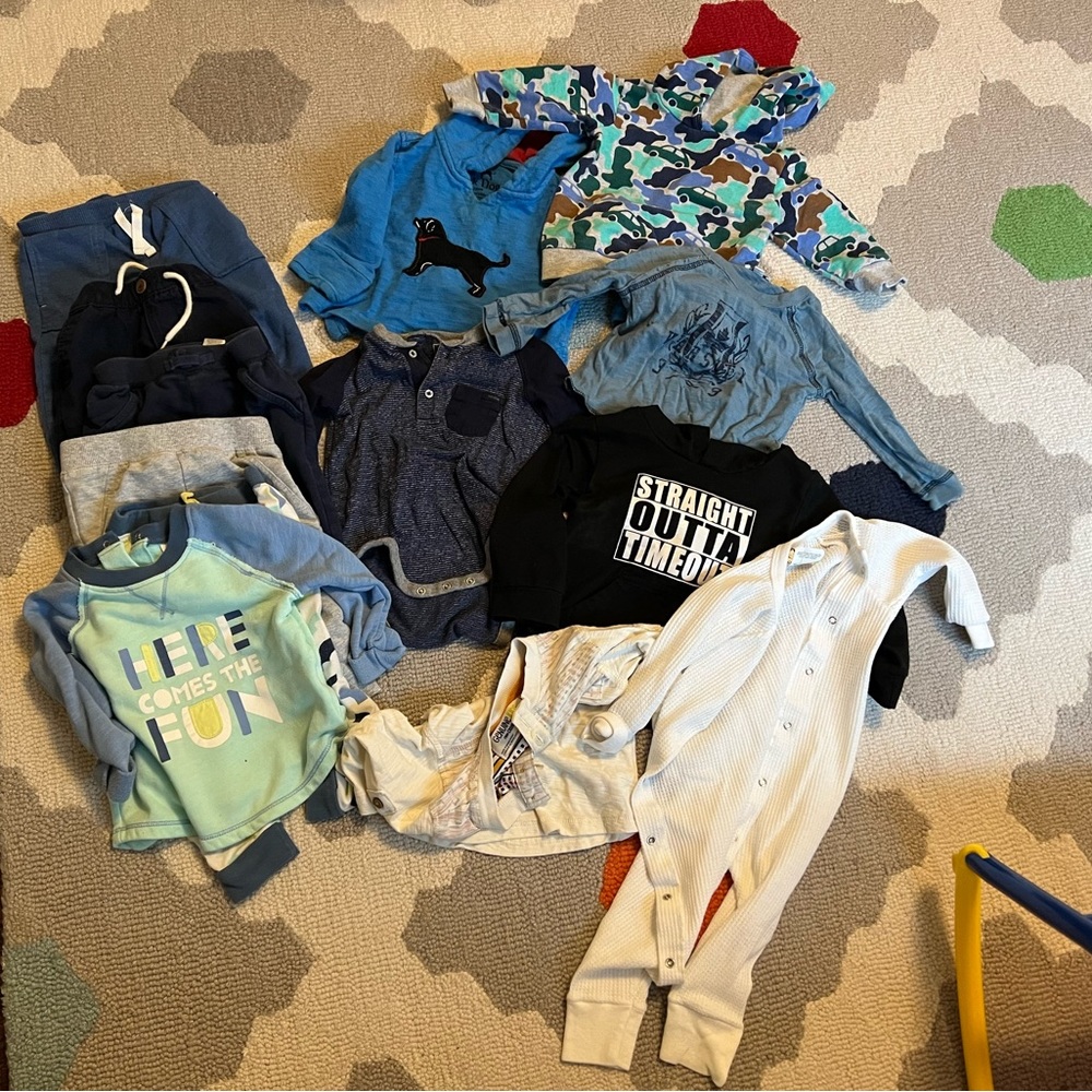Bundled boys 6-12 month fall/winter clothing